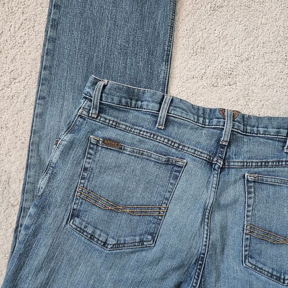 Ariat | M4 Boot Low Rise Denim Jeans Cowboy Western Rodeo Mens 40 x 32 - Picture 5 of 7